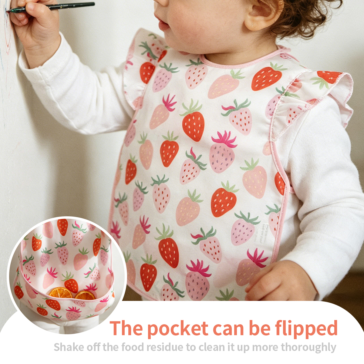 Happyflute 1 Pc Sleeveless Bib - огляд і ціна Baby Food Hipp