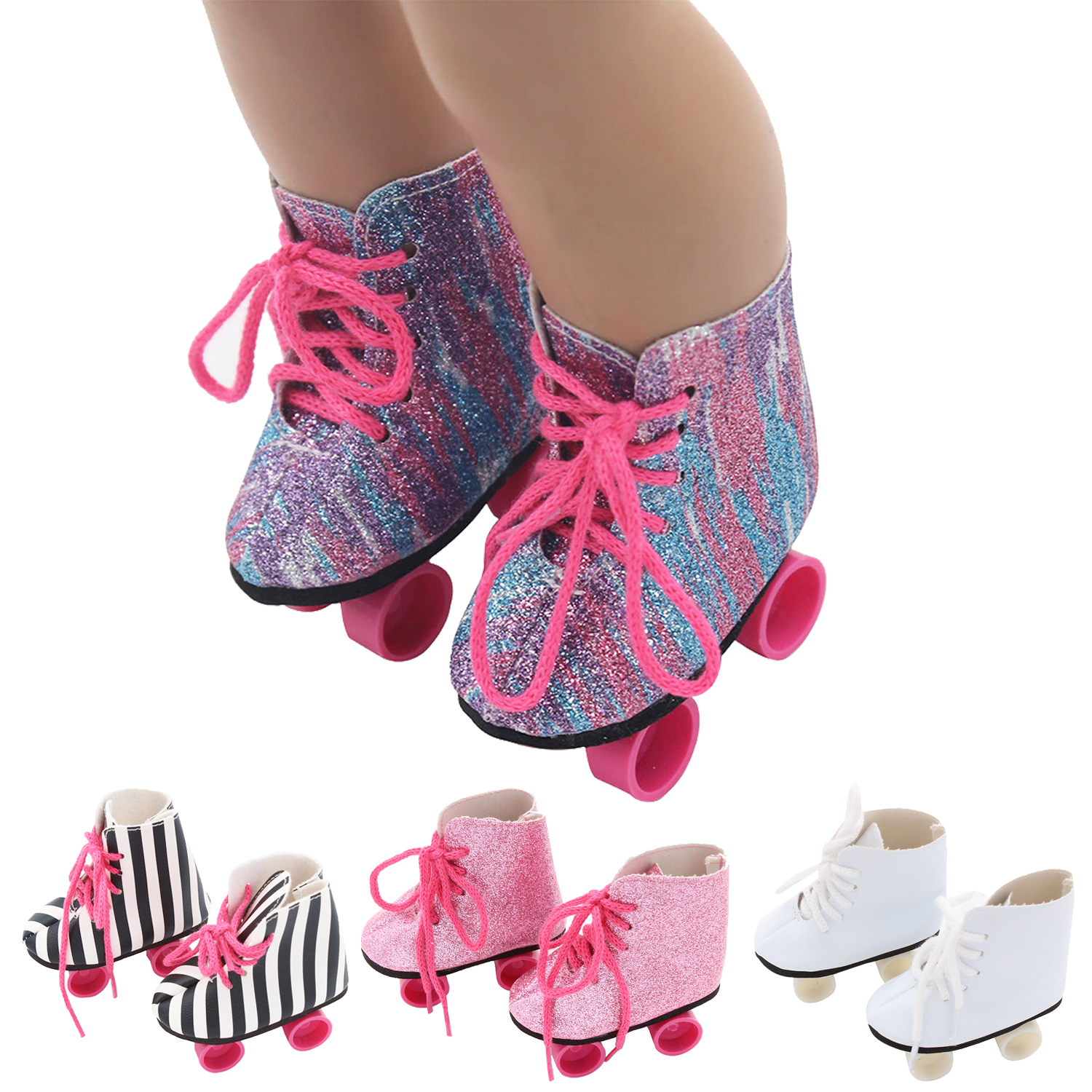 8CM Doll Roller Skates For 18- - огляд і ціна Baby Food Doll