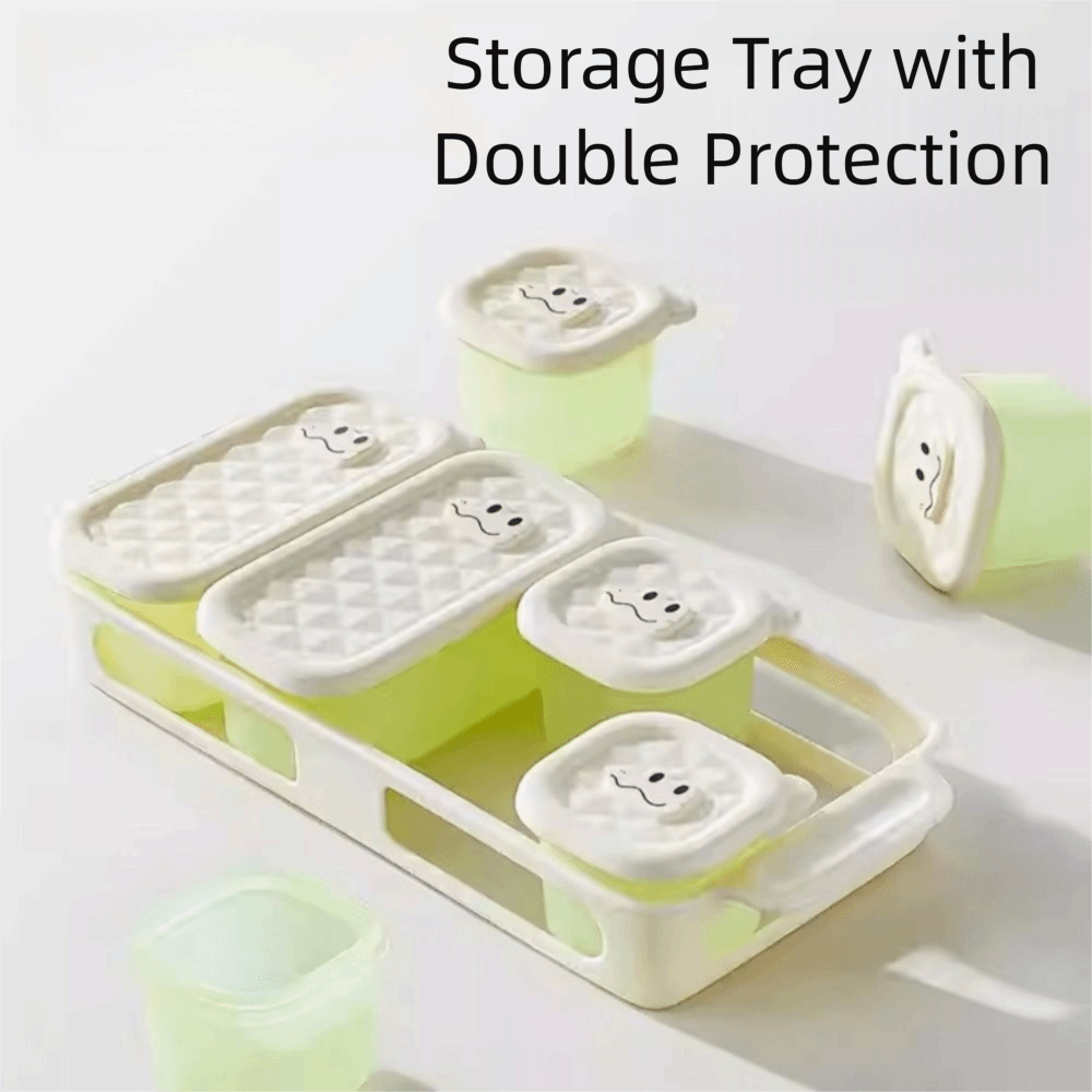 3/4/6 Grid Design Baby Food Fr - огляд і ціна Baby Food Freezer Tray