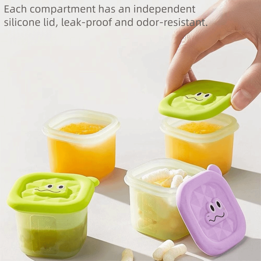 3/4/6 Grid Design Baby Food Fr - огляд і ціна Baby Food Freezer Tray