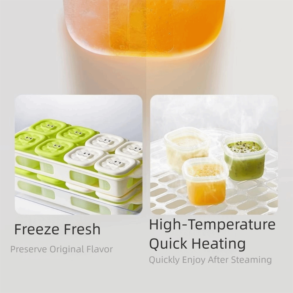 3/4/6 Grid Design Baby Food Fr - огляд і ціна Baby Food Freezer Tray