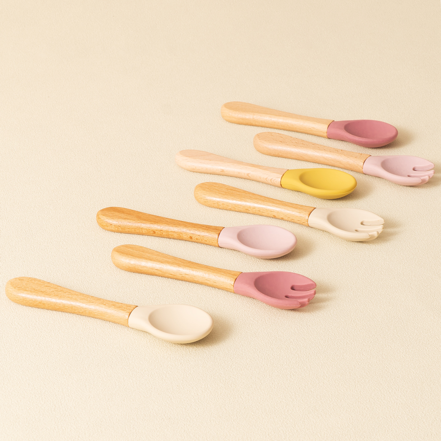2PCS Baby Learning Spoons Uten - огляд і ціна Baby Food Bites