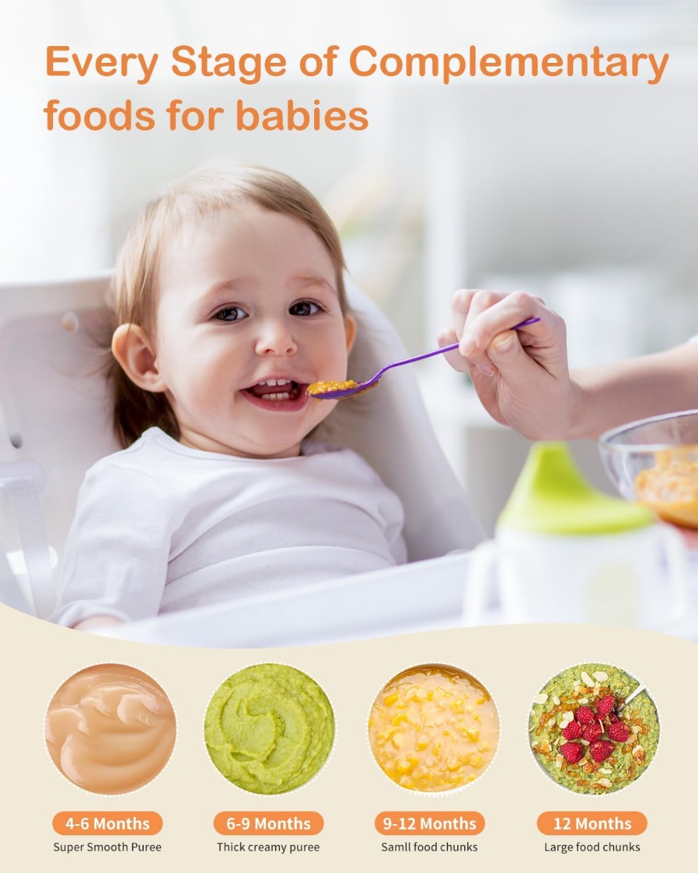 Baby Food Maker Set with Glass - огляд і ціна Baby Food Freezer Tray