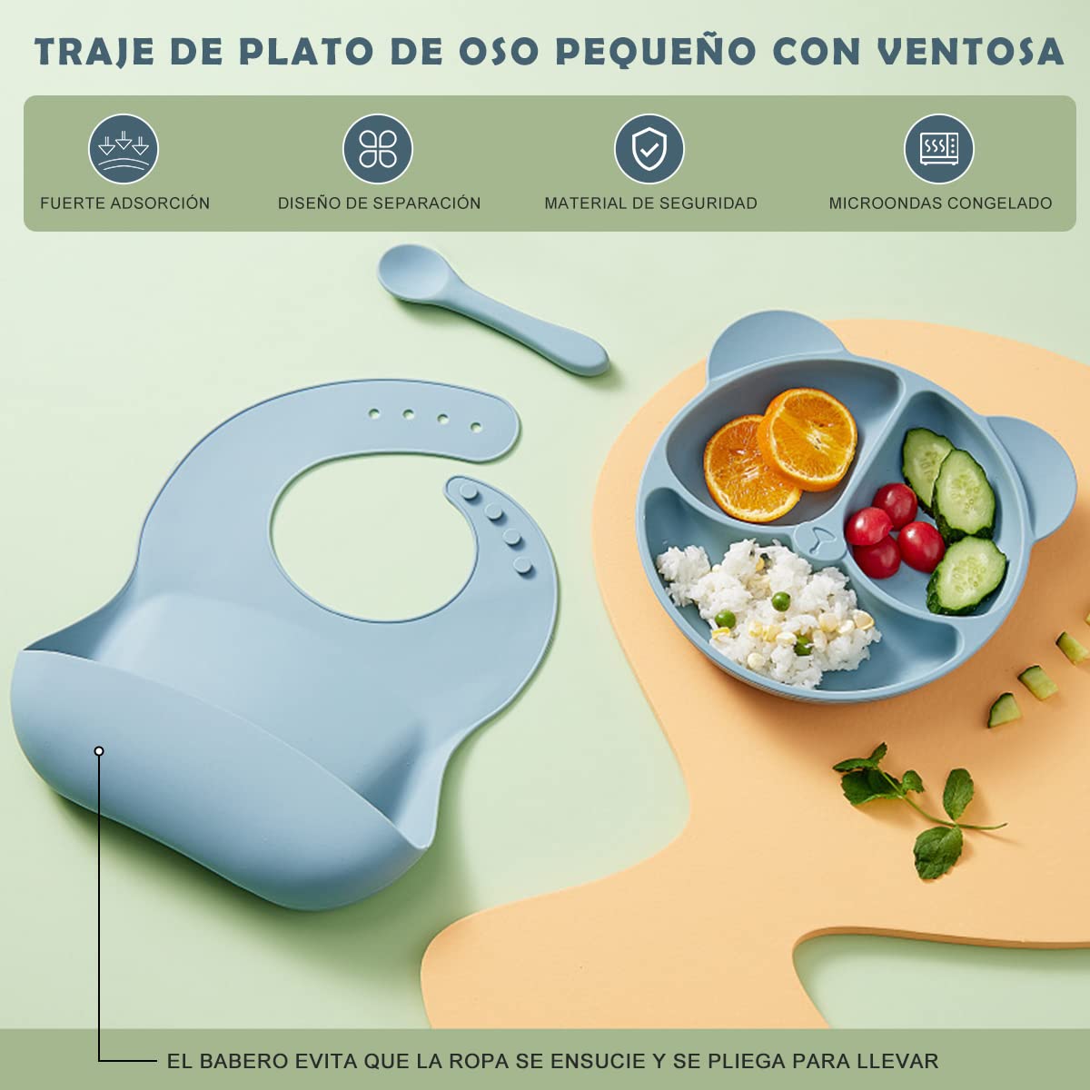 4PCS Baby Feeding Set with Bib - огляд і ціна Baby Food Grater