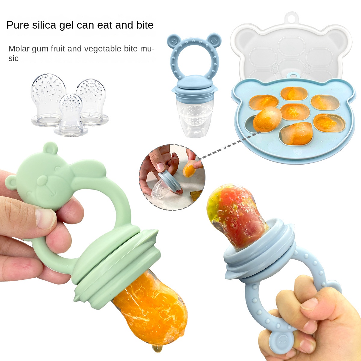 Food Grade Silicone Baby Teeth - огляд і ціна Baby Food Bites