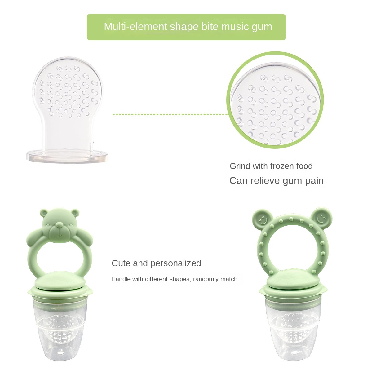 Food Grade Silicone Baby Teeth - огляд і ціна Baby Food Bites