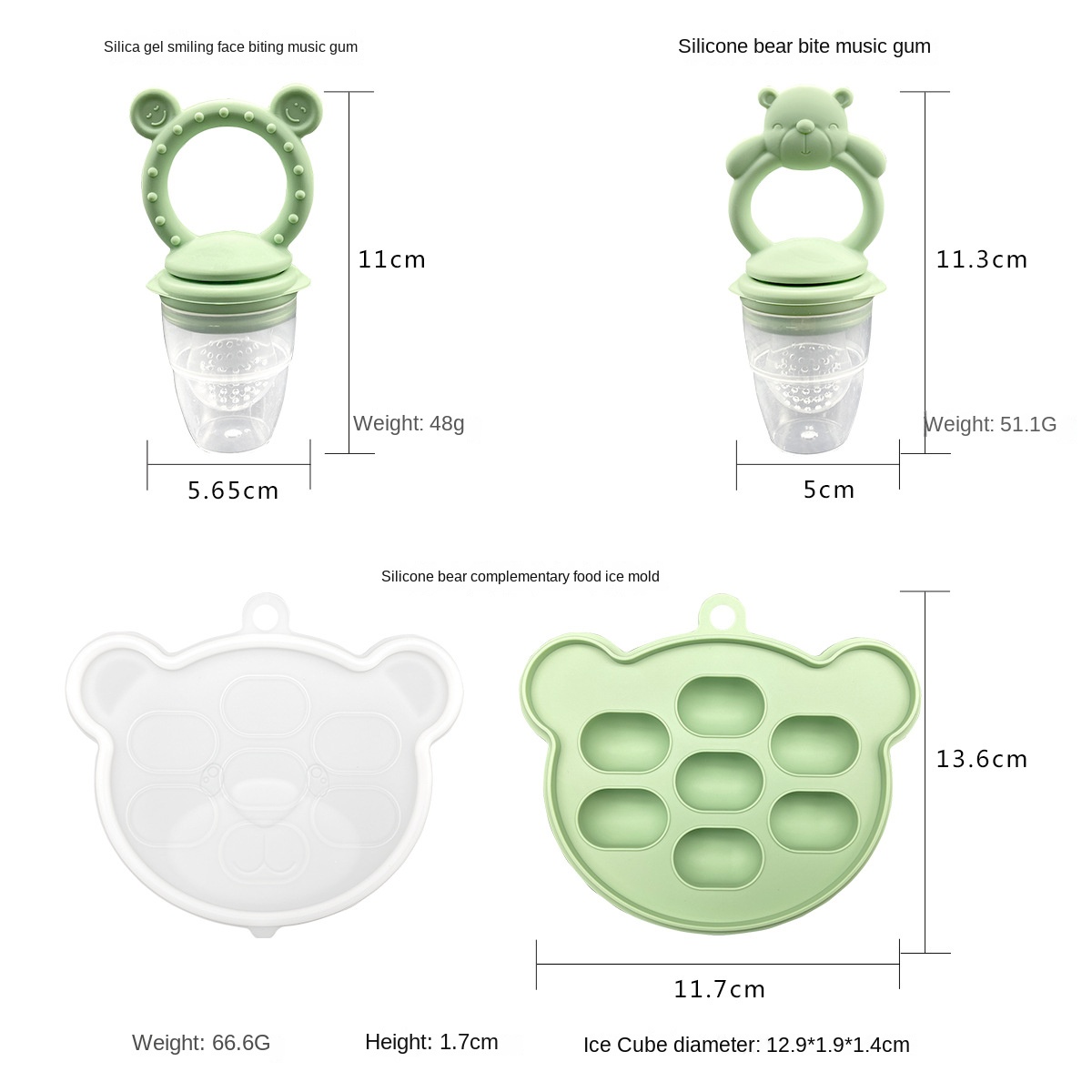 Food Grade Silicone Baby Teeth - огляд і ціна Baby Food Bites